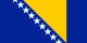Bandeira da seleção de Bósnia-Herzegovina