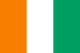 Bandeira da seleção de Costa do Marfim