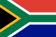 Bandeira da seleção de África do Sul